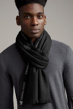 Accesorios Canada Goose Hombre Mexico - Invierno Bufanda Negros HL8732504